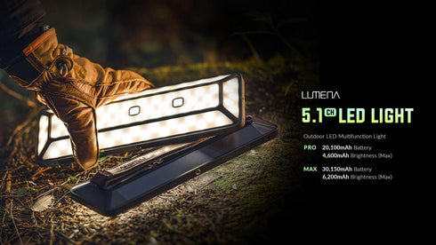 Lumena 5.1ch Pro LED light 行動電源露營燈